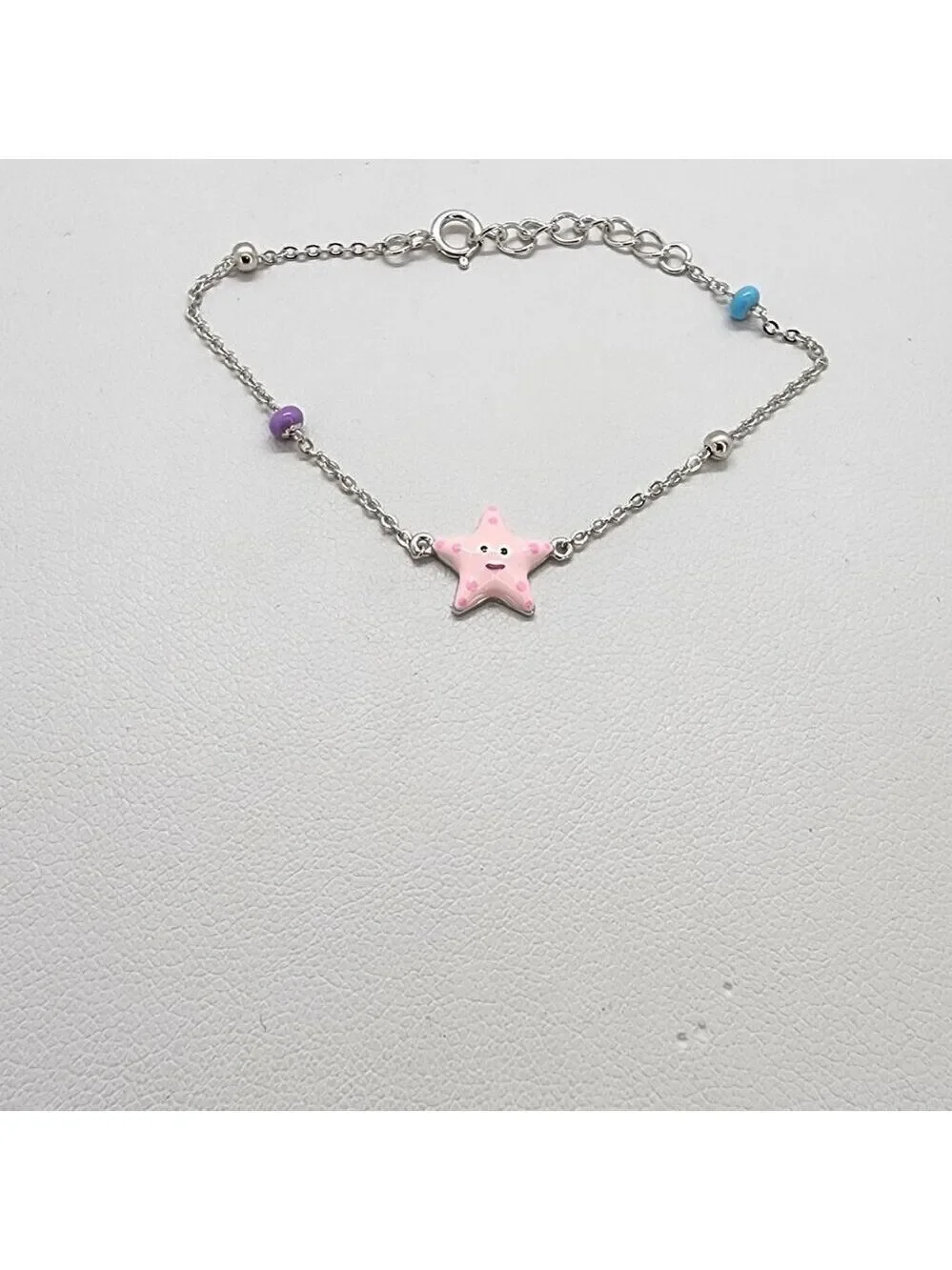 Brand New Sterling Silver 925 Star Bracelet